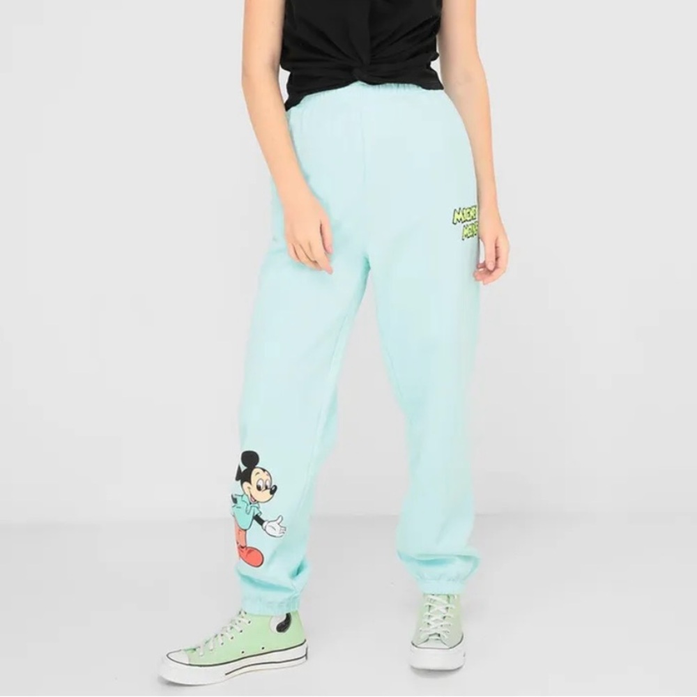EXCLUSIVE Mickey Mouse Baby Blue Sweatpant Joggers